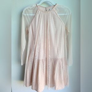 Stella McCartney - Girl's Pink Crystal Embellished Tulle Dress, Sz 12 Years